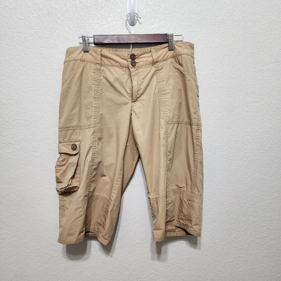 Patagonia Cotton Tan Hiking Shorts Size 10 - Picture 1 of 12